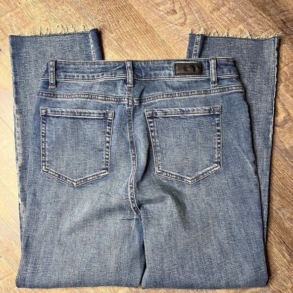 Kenneth Cole Button Fly High Rise Denim Jeans Size 8 - Picture 4 of 9
